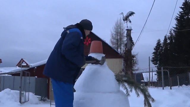 Как Снеговик появился на Даче #Жизньпослеинсульта смотреть онлайн