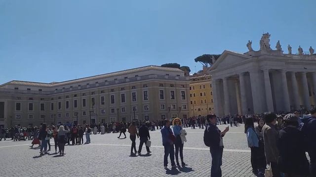 площадь Святого Петра, Рим, Лацио, Италия / St.Peters square, Rome, Lazio, Italy смотреть онлайн