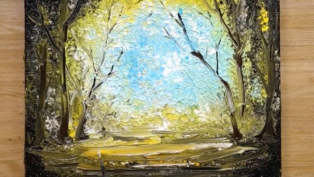 Aluminum painting technique / How to draw a man walking dog смотреть онлайн