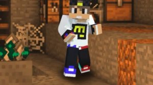 Евген Бро танцует под песню ЗОЛОТАЯ ЧАША в Minecraft