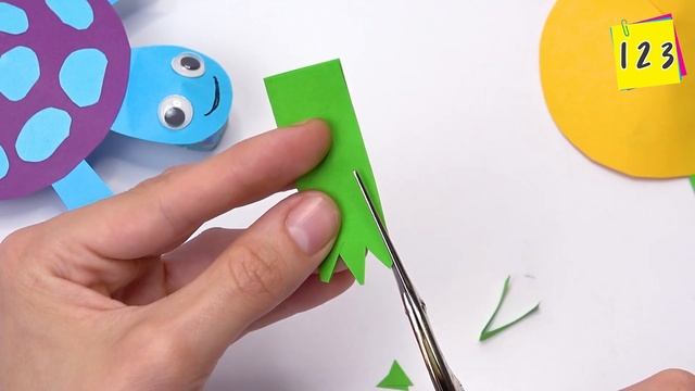 3d paper turtle | Moving paper toys смотреть онлайн