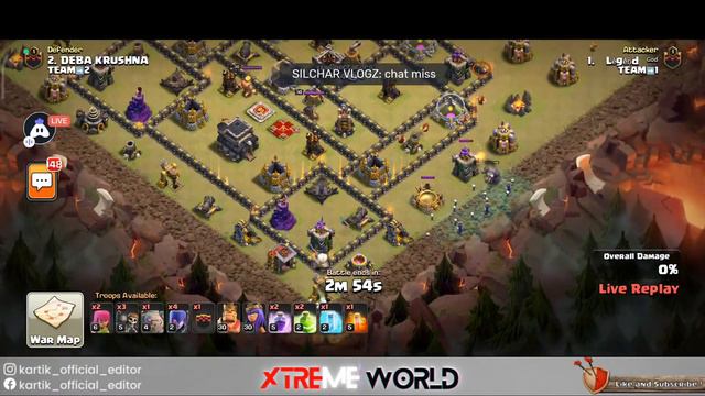 CLASH OF CLANS TOURNAMENT | TOWN HALL 9 TOURNAMENT | LIVE смотреть онлайн
