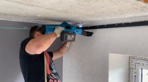 Газ не нужен ! Краткий обзор электрического пистолета Toua DCCN40 для натяжных потолков .