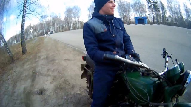 Катанули перед учёбой/ Днепр против Honda cr 80r ?? смотреть онлайн