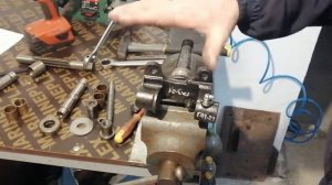 Замена втулки и шкворень на поворотник кулак-газ 21/inlocuire bucsi+pivot Volga 21
