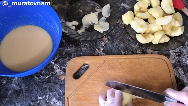 Простой пирог с ЯБЛОКАМИ.Нереально вкусный.Казакша рецепт. смотреть онлайн