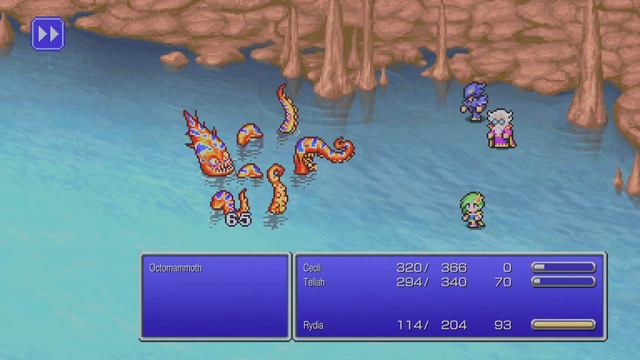 Final Fantasy IV Pixel Remaster - OCTOMAMMOTH Boss Fight! смотреть онлайн