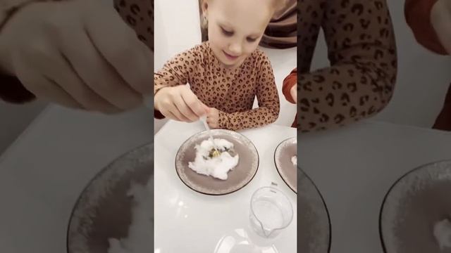 Опыт Таяние волшебного снега #shorts #опыт #опытыдлядетей #опытыдома #опытысдетьми смотреть онлайн