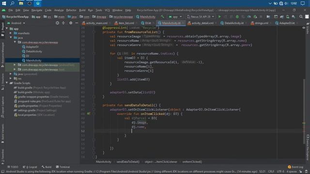 Tutorial Android RecyclerView + Kotlin #6 - Item Click Ke Detail Activity смотреть онлайн