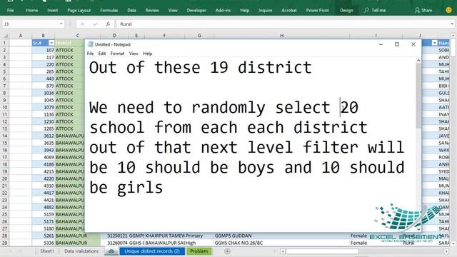 Create Unique & Random List Dependent Multiple Criteria from Database - Excel Formula Challenge! смотреть онлайн