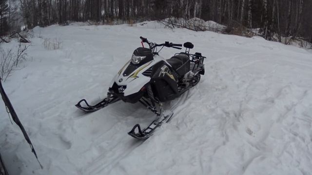 Небольшой отзыв о снегоходе Стелс Stels Капитан 150 Long смотреть онлайн