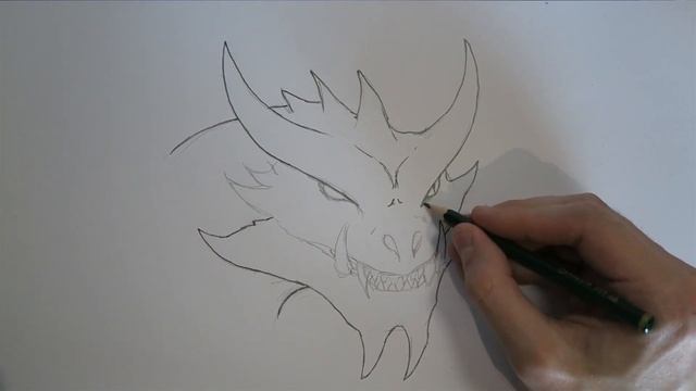 How to Draw a Majestic Dragon ?? Step by Step Realistic Pencil Drawing Tutorial смотреть онлайн