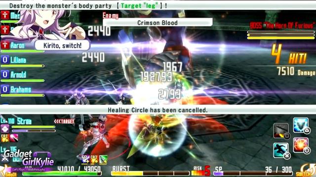 Sword Art Online: Hollow Fragment - PS VITA Walkthrough 74 - Floor 83 Boss "The Horn Of Furious" смотреть онлайн