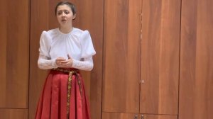 Орлова Александра «Ой, солнце закатилось» (русская народная песня)