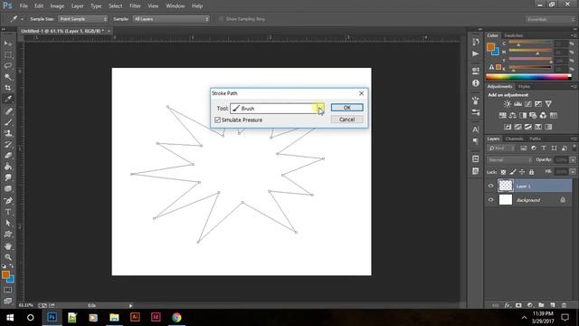 How to use Path selection tool in photoshop cc [ hindi ] смотреть онлайн