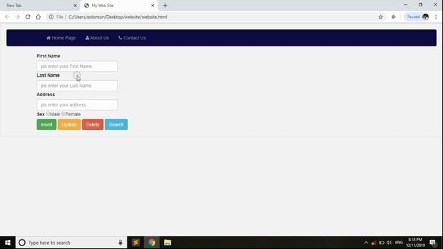 bootstrap links and form validation part2 смотреть онлайн