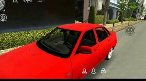 Car parking multiplayer реальная жизнь: купил Приору в красном цвете.