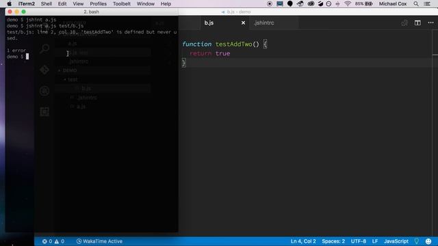 JavaScript Static Analysis - Linting with JSLint, JSHint, and ESLint смотреть онлайн