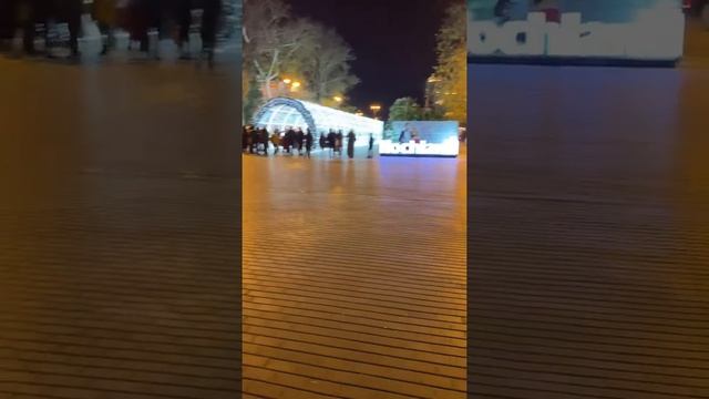 Baku Qiz Qalasi Bulvar Winter Decorations смотреть онлайн