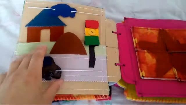 Мягкая развивающая книжка из фетра, своими руками смотреть онлайн