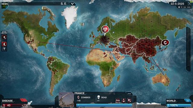 Пробую новую тактику, чтобы пройти Necroa Virus | Plague inc смотреть онлайн