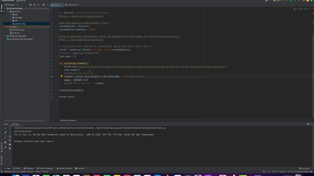 Selenium Python Tutorial - How to Get H1 Text from Any Page смотреть онлайн
