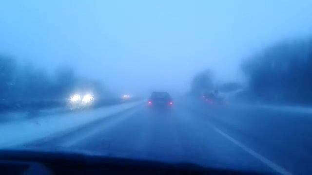 Winterstrasse Autobahn - зимний автобан германия смотреть онлайн