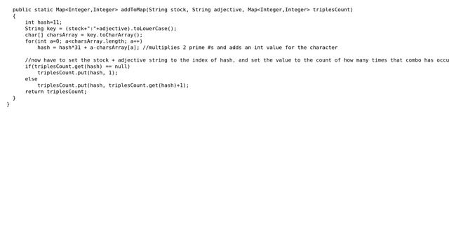 Code Review: Hashing 2 strings to an int and adding to HashMap смотреть онлайн