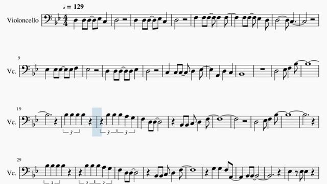 Cello Sheet Music: How to play Fly Away Pretty Flamingo by Peggy March смотреть онлайн
