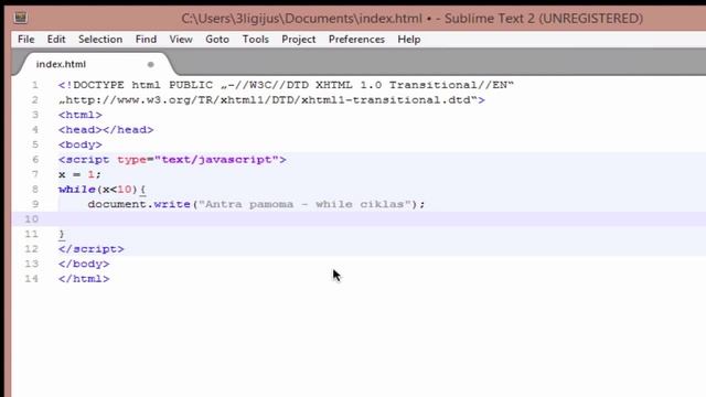 Javascript 20 - Ciklas WHILE смотреть онлайн