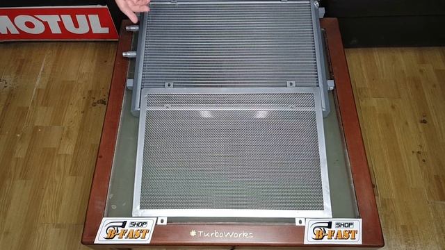 УВЕЛИЧЕННЫЙ РАДИАТОР ИНТЕРКУЛЕРА BMW M3 M4 S55 С ЗАЩИТНЫМ ЭКРАНОМ