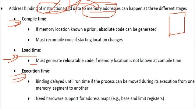 WHAT IS ADDRESS BINDING,COMPILE TIME,LOAD TIME,EXECUTION TIME IN OPERATING SYSTEMS IN HINDI смотреть онлайн