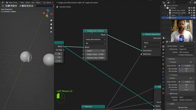 I made a new build modifer with geometry nodes in Blender 3D смотреть онлайн