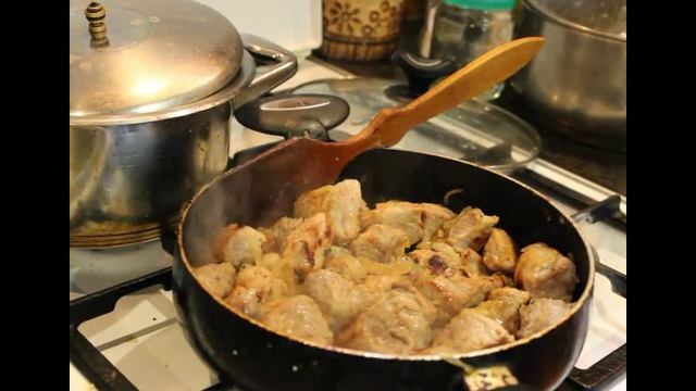 Как готовить свиную сковороду?! Свинина на сковороде #свинина смотреть онлайн