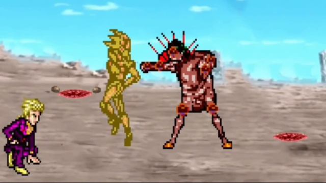 {Sprite Move Fight} Jotaro and Giorno vs pucci (Canon) смотреть онлайн
