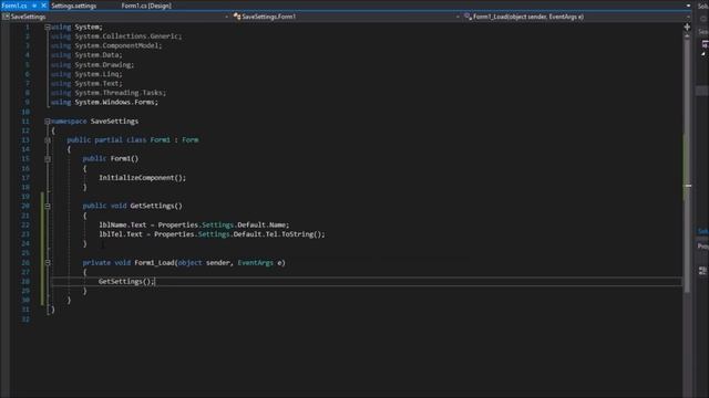 C# Save User Settings Properties At Run Time - How To - Tutorial смотреть онлайн