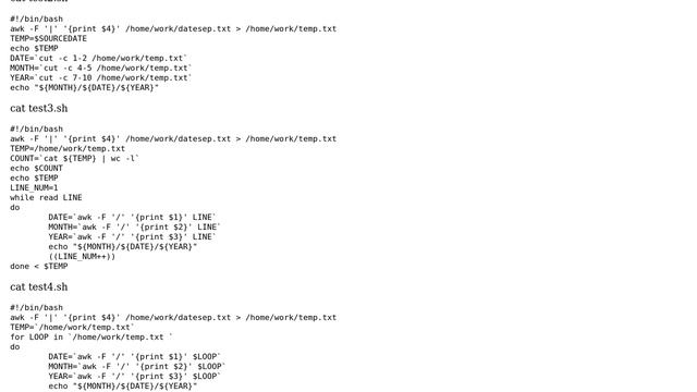 Unix & Linux: Shell script to convert the date format in a file смотреть онлайн