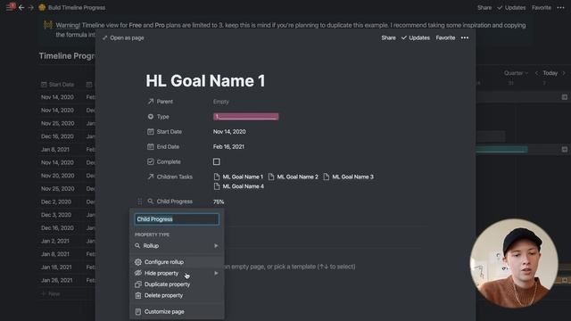 Notion Build With Me: My Timeline View Setup смотреть онлайн