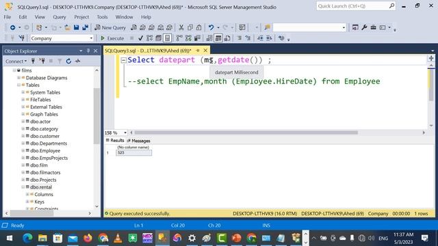 شرح دوال التاريخ والوقت في SQL Server 2022 смотреть онлайн