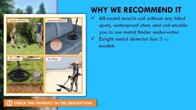 Esright Metal Detector With Waterproof Search Coil Review - Best Metal Detector On The Market