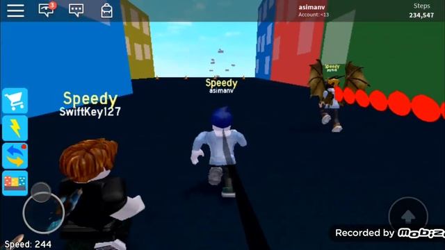 Играем в Roblox симуляторы: симулятор кочка+ Speed City! смотреть онлайн