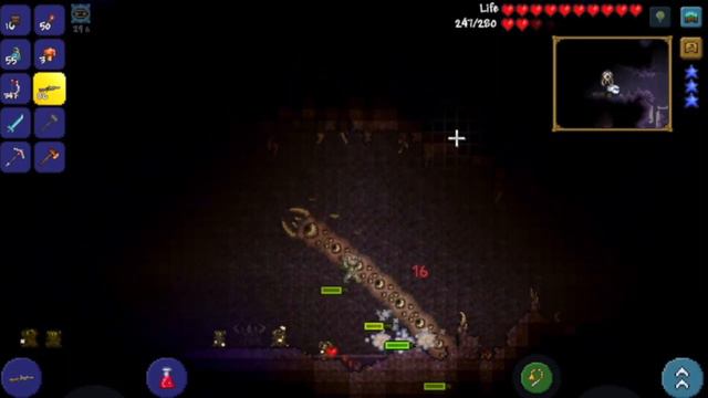 EATER OF WORLDS BATTLE! |#7| ~ Terraria Mobile смотреть онлайн