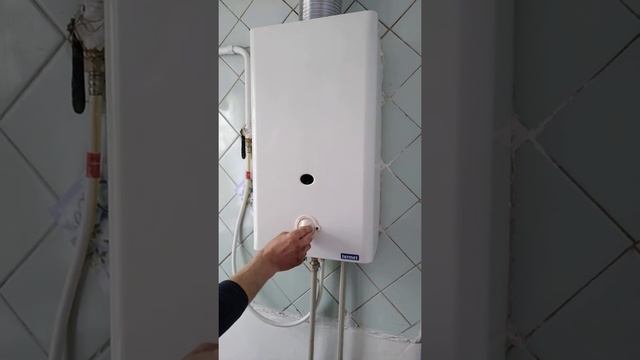 Как включить газовую колонку Термет19-00,полуавтомат. смотреть онлайн