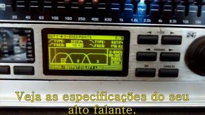 Processador Behringer DCX 2496 configurando rápido, fácil e sem complicação