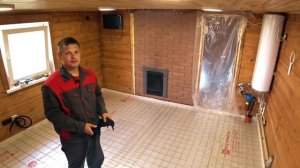 Теплый пол в бане под керамику