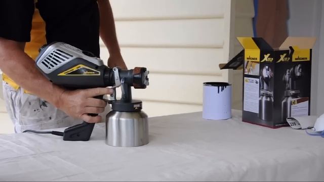 Wagner XVLP FC3500 - Spraying a door! смотреть онлайн