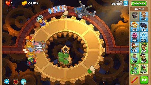 Insane Stalling! Geared CHIMPS Black Border Guide! Update 38.3 (Bloons TD6) смотреть онлайн