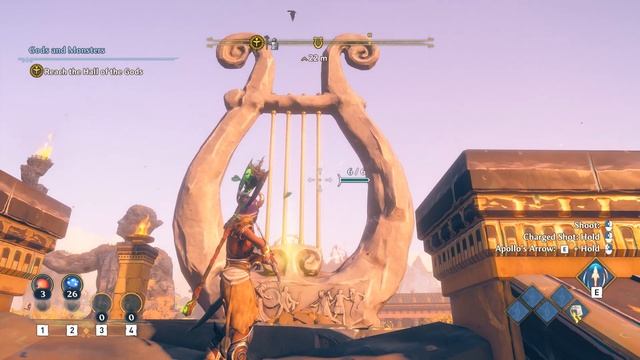 Clashing Rocks Myth Challenge Big Lyre Immortals Fenyx Rising смотреть онлайн
