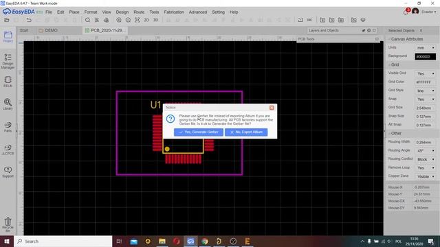 EasyEDA Export/Open File In EAGLE