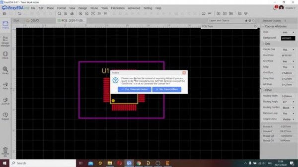 EasyEDA Export/Open file in EAGLE